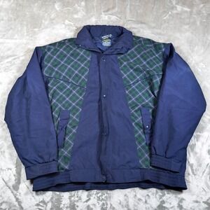 Vintage Sunderland Of Scotland Jacket Mens XXL Plaid Waterproof President Rain